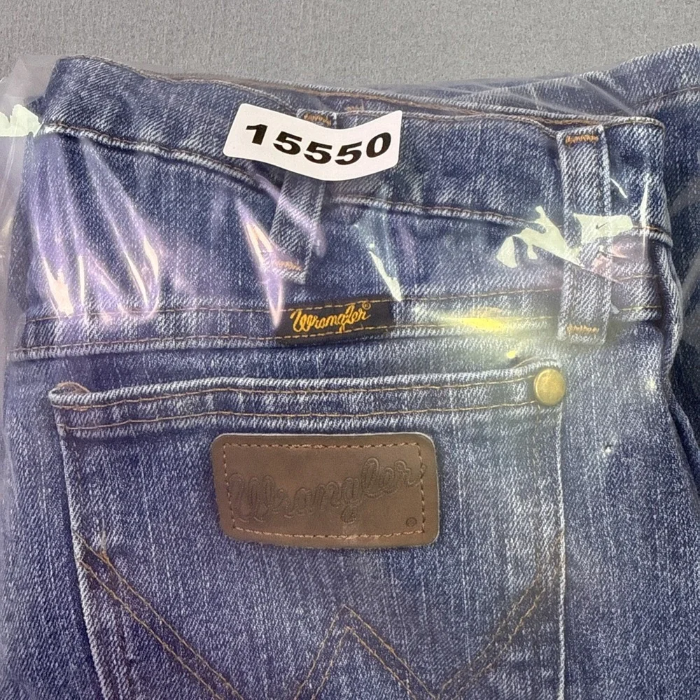Wrangler 47 Advanced Comfort Jeans Mens 30x30 Blue Cowboy 1047MACMT FLAWS